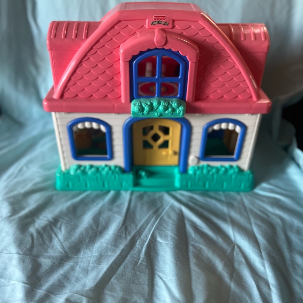 Fisher-Price Pink and Green Playhouse